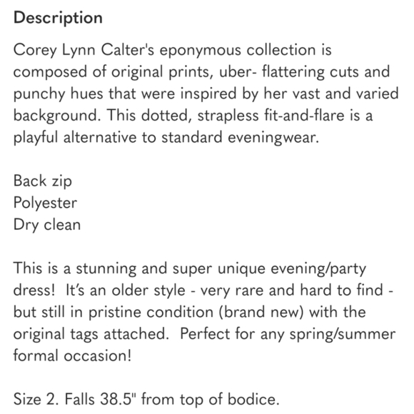 Anthropologie Corey Lynn Calter Lavendel Dress - Rare HTF - Picture 4 of 4